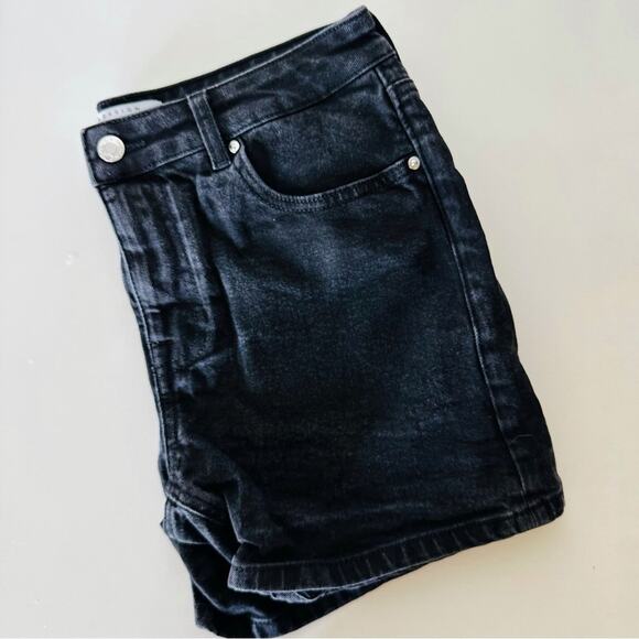 MENS ASOS DESIGN Black Denim Jean Mini 4" Inseam Casual Short Shorts Jeans 32 - Picture 11 of 13